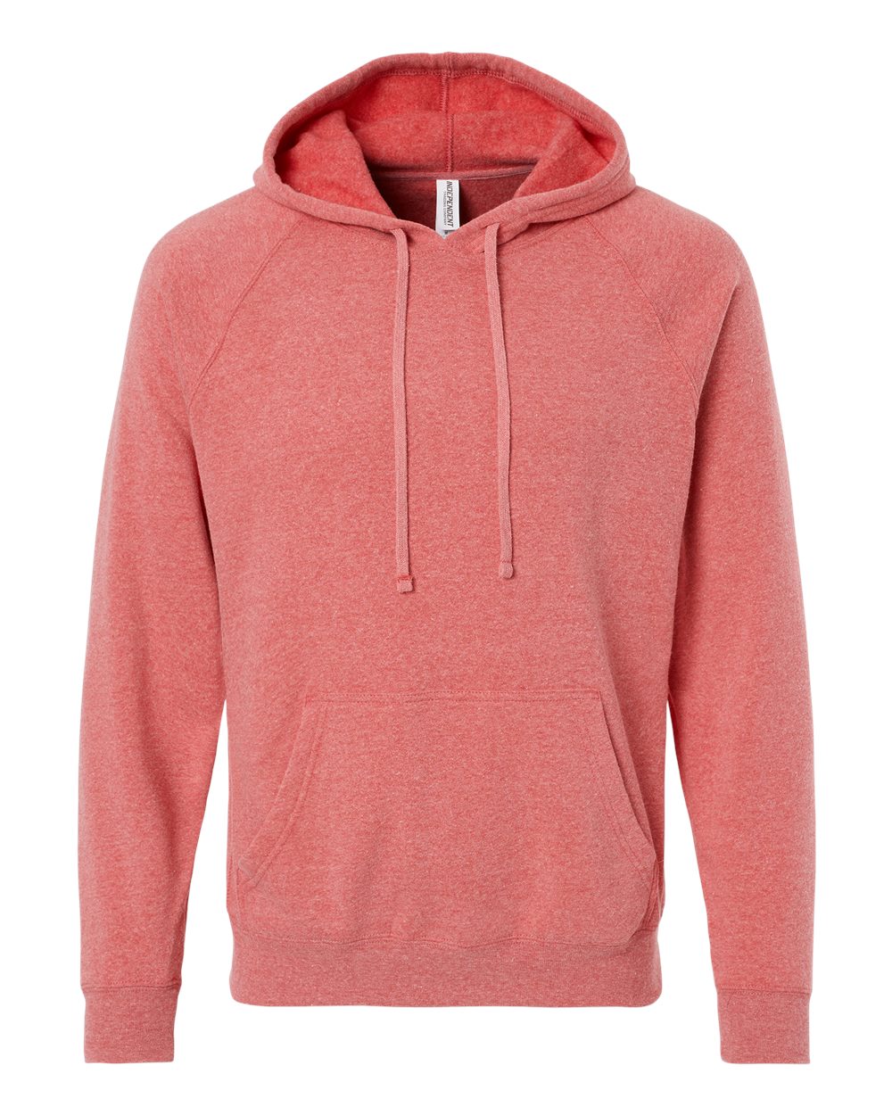 Independent Trading Co. Unisex Special Blend Raglan Hooded Sweatshirt. PRM33SBP - Pomegranate