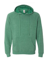 Independent Trading Co. Unisex Special Blend Raglan Hooded Sweatshirt. PRM33SBP - Sea Green
