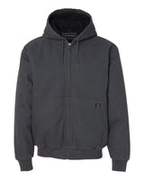 DRI DUCK Men's Cheyenne Boulder Cloth™ Hooded Jacket with Tricot Quilt Lining. 5020 - Charcoal