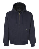 DRI DUCK Men's Cheyenne Boulder Cloth™ Hooded Jacket with Tricot Quilt Lining. 5020 - Navy