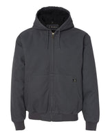 DRI DUCK Men's Tall Cheyenne Boulder Cloth™ Hooded Jacket with Tricot Quilt Lining. 5020T - Charcoal