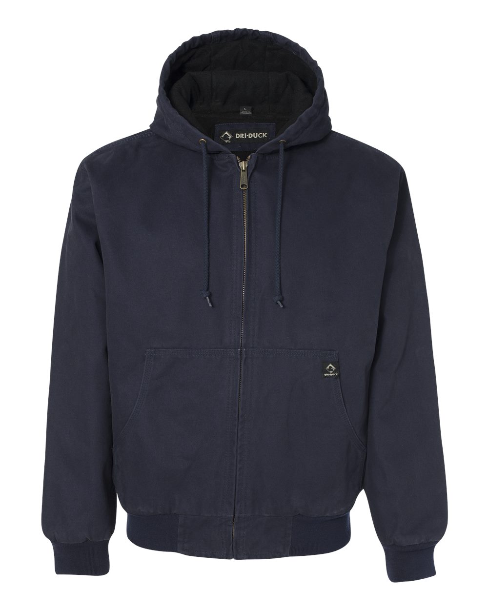 DRI DUCK Men's Tall Cheyenne Boulder Cloth™ Hooded Jacket with Tricot Quilt Lining. 5020T - Navy