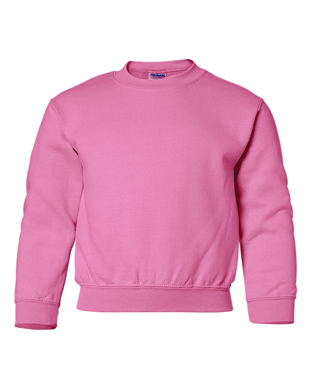 Gildan Youth Heavy Blend™ Crewneck Sweatshirt. 18000B - Safety Pink