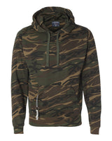 J. America Men's Polyester Tailgate Hooded Sweatshirt. 8615 - Camo