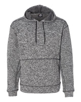 J. America Men's Cosmic Fleece Hooded Sweatshirt. 8613 - Charcoal Fleck