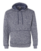 J. America Men's Cosmic Fleece Hooded Sweatshirt. 8613 - Navy Fleck