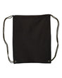 Liberty Bags Canvas Drawstring Backpack. 8875 - Black