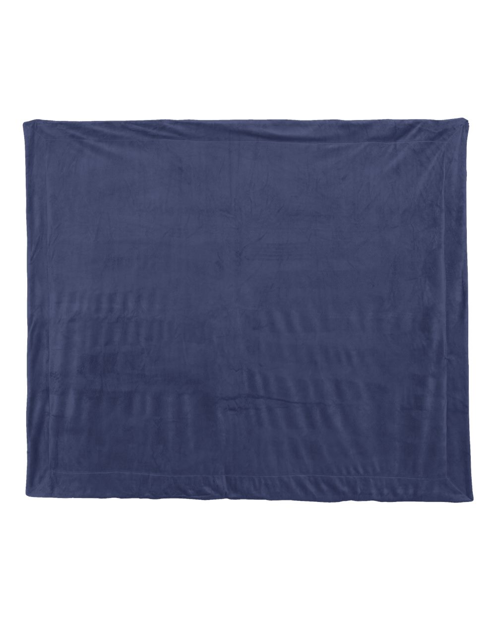 Alpine Fleece Micro Mink Sherpa Blanket. 8712 - Navy