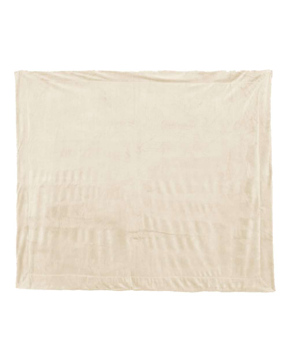Alpine Fleece Micro Mink Sherpa Blanket. 8712 - Cream