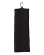 Carmel Towel Company Fairway Golf Towel. C1717MTC - Black