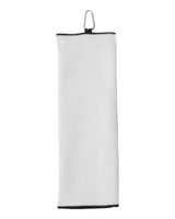 Carmel Towel Company Fairway Golf Towel. C1717MTC - White
