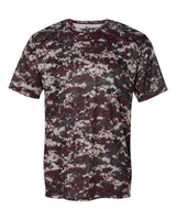 Badger Men's Digital Camo T-Shirt. 4180 - Maroon Digital