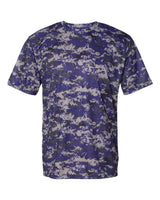 Badger Men's Digital Camo T-Shirt. 4180 - Purple Digital