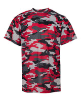 Badger Youth Camo T-Shirt. 2181 - Red