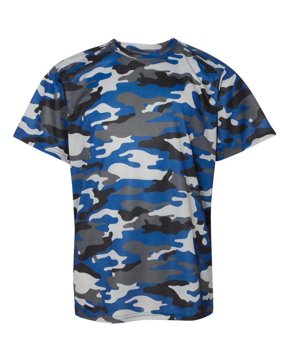 Badger Youth Camo T-Shirt. 2181 - Royal