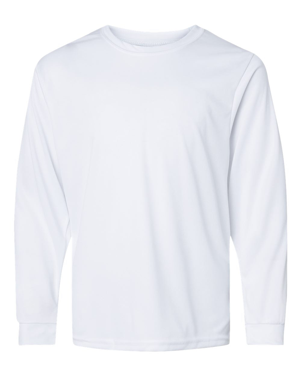 C2 Sport Youth Performance Long Sleeve T-Shirt. 5204 - White
