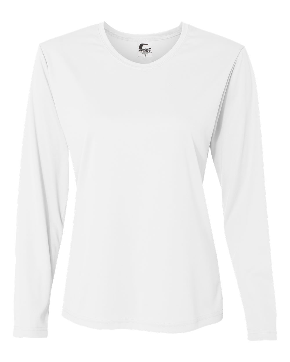 C2 Sport Women's Performance Long Sleeve T-Shirt. 5604 - White