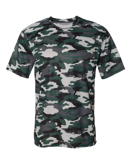 Badger Men's Camo T-Shirt. 4181 - Forest