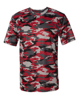 Badger Men's Camo T-Shirt. 4181 - Red