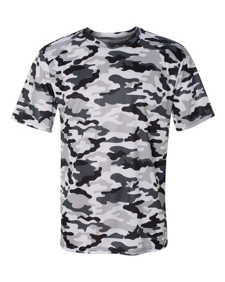 Badger Men's Camo T-Shirt. 4181 - White