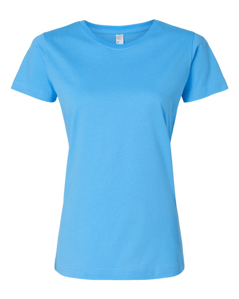 LAT Women's Fine Jersey Tee. 3516 - Aqua