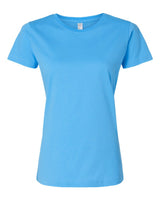 LAT Women's Fine Jersey Tee. 3516 - Aqua