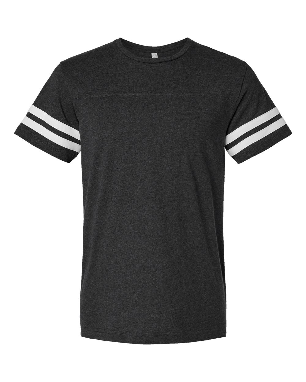 LAT Unisex Football Fine Jersey Tee. 6937 - Vintage Smoke/ White