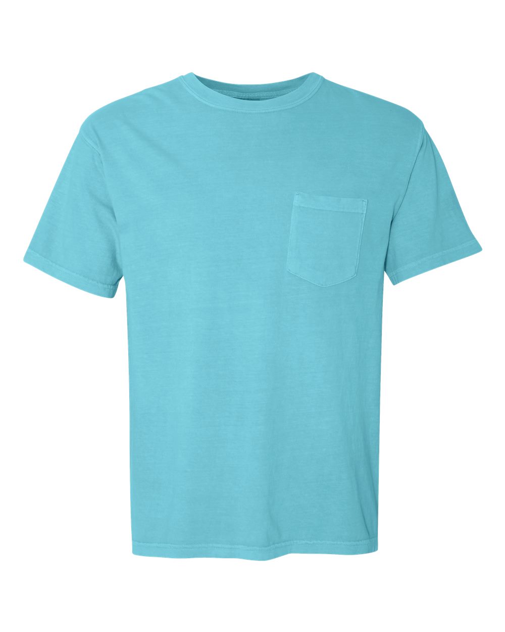Comfort Colors Unisex Garment-Dyed Heavyweight Pocket T-Shirt. 6030 - Lagoon
