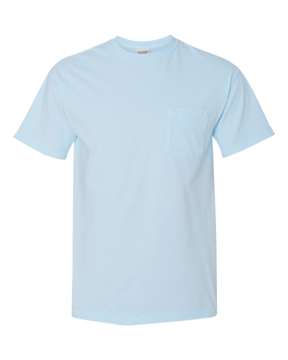 Comfort Colors Unisex Garment-Dyed Heavyweight Pocket T-Shirt. 6030 - Chambray