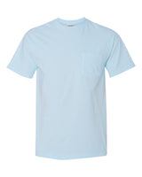 Comfort Colors Unisex Garment-Dyed Heavyweight Pocket T-Shirt. 6030 - Chambray