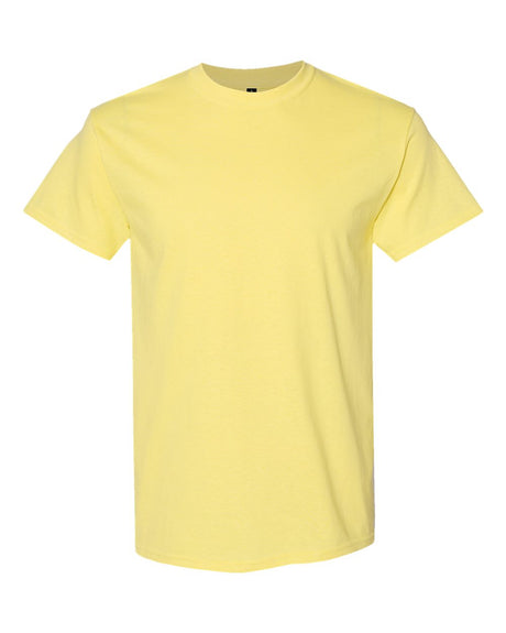 Gildan Unisex Heavy Cotton™ T-Shirt. 5000 - Cornsilk