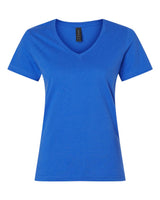 Gildan Women's Softstyle® V-Neck T-Shirt. 64V00L - Royal