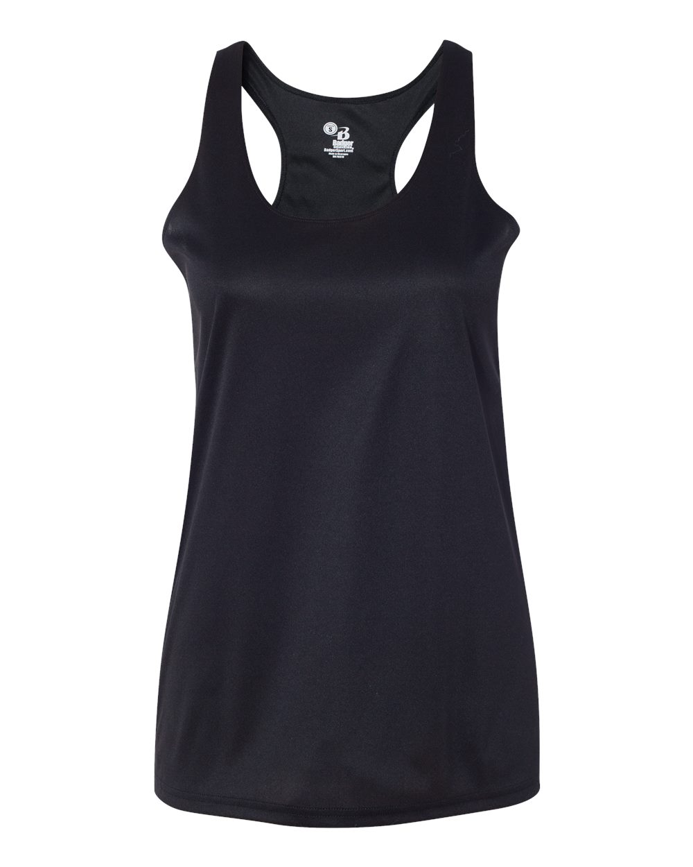 Badger Women’s B-Core Racerback Tank Top. 4166 - Black