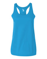 Badger Women’s B-Core Racerback Tank Top. 4166 - Electric Blue