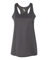 Badger Women’s B-Core Racerback Tank Top. 4166 - Graphite