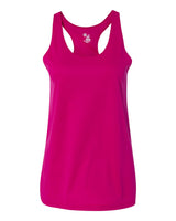 Badger Women’s B-Core Racerback Tank Top. 4166 - Hot Pink