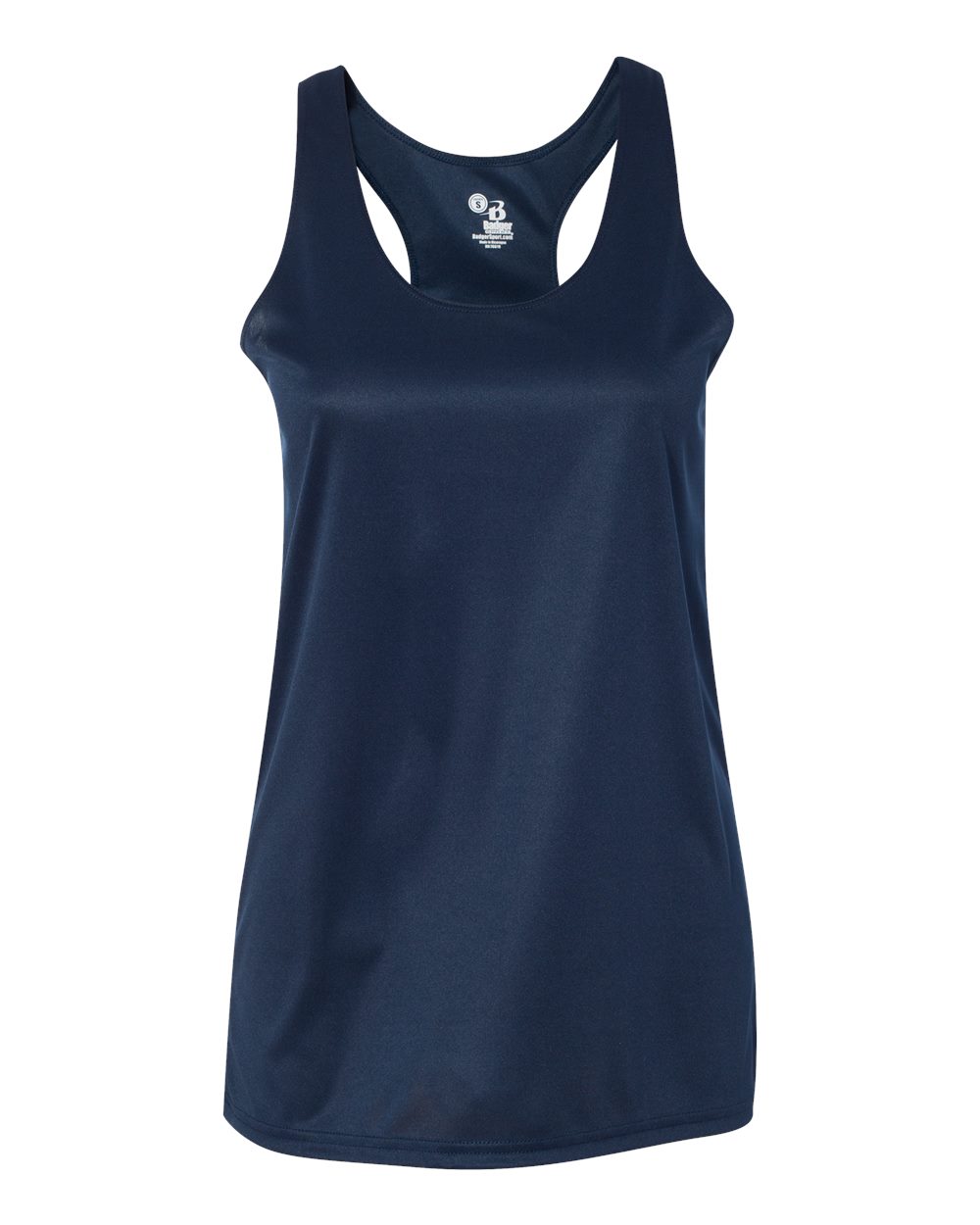 Badger Women’s B-Core Racerback Tank Top. 4166 - Navy