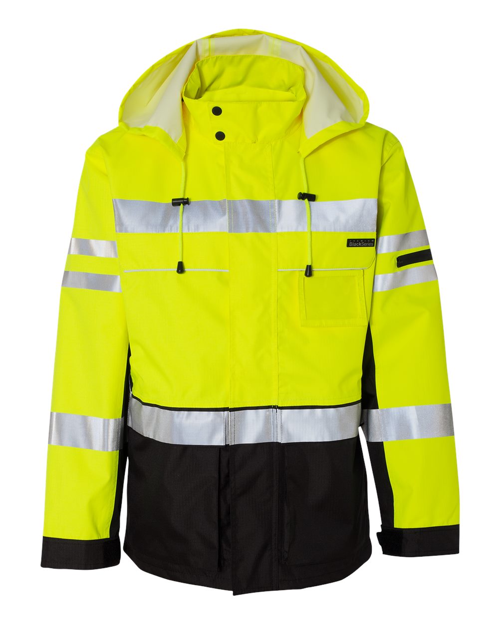 Kishigo Unisex Premium Black Series® 2-In-1 Jacket. JS135-136 - Lime