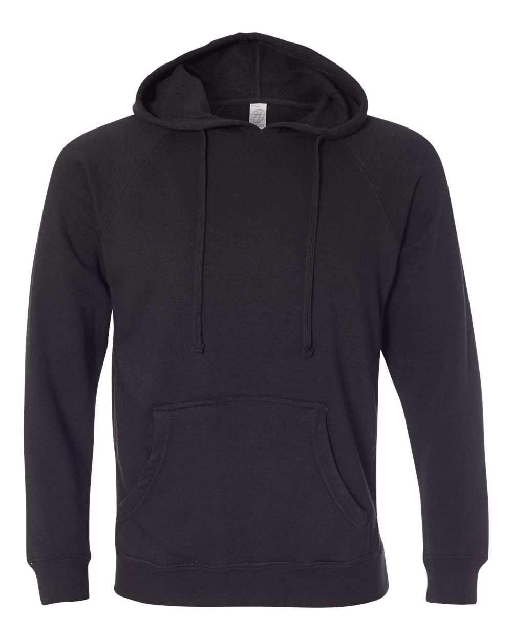 Independent Trading Co. Unisex Special Blend Raglan Hooded Sweatshirt. PRM33SBP - Black