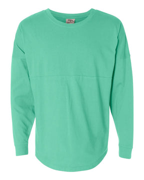 J. America Unisex Game Day Jersey Long Sleeve T-Shirt. 8229 - Mint