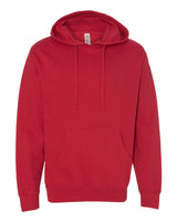 Independent Trading Co. Unisex Midweight Hooded Sweatshirt. SS4500 - Red