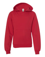 Independent Trading Co. Youth Midweight Hooded Sweatshirt. SS4001Y - Red