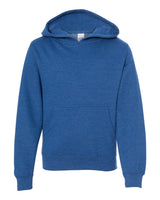 Independent Trading Co. Youth Midweight Hooded Sweatshirt. SS4001Y - Royal Heather