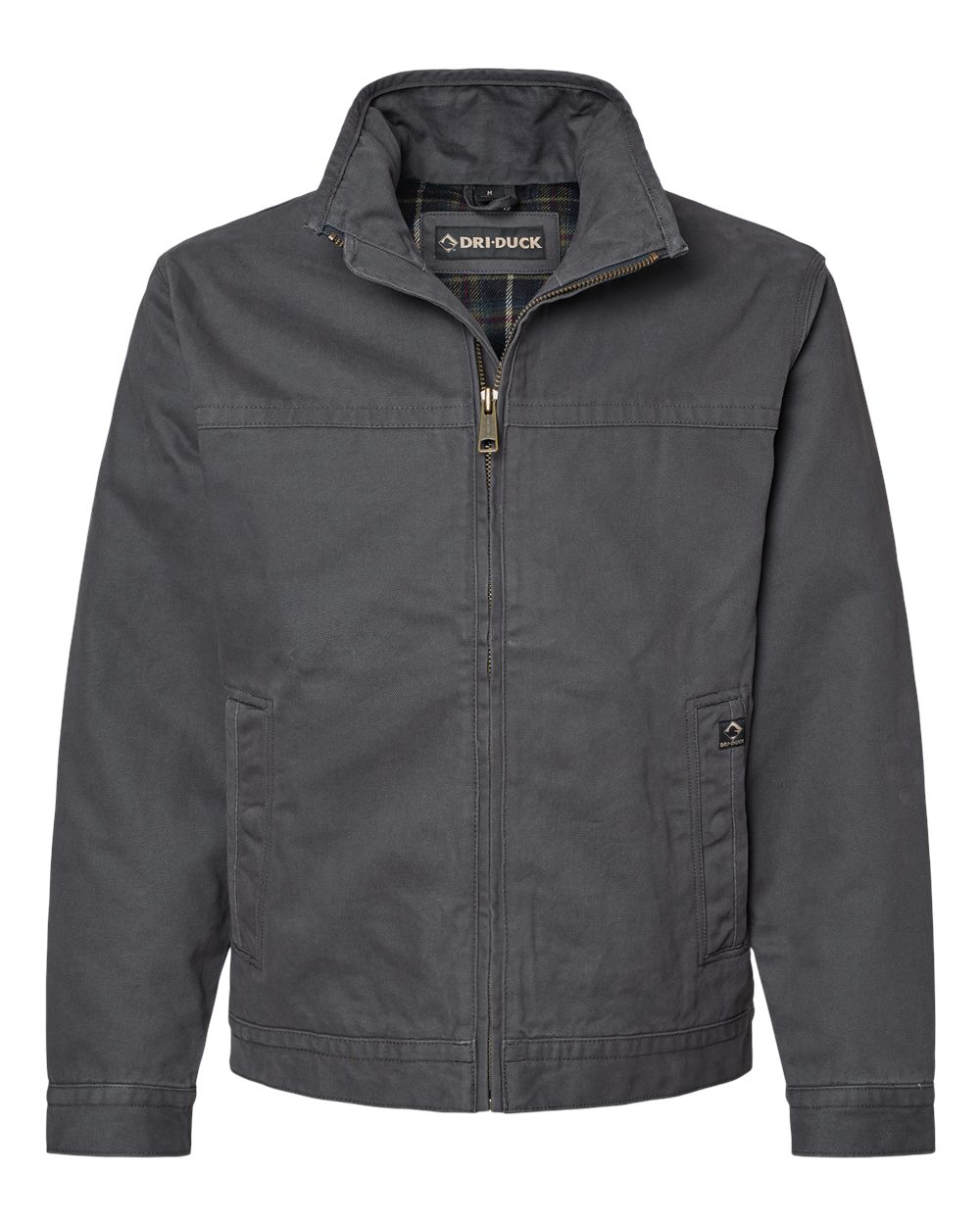 DRI DUCK Men's Maverick Boulder Cloth™ Jacket with Blanket Lining. 5028 - Charcoal