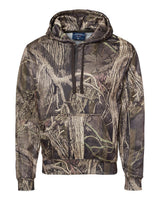 J. America Men's Polyester Tailgate Hooded Sweatshirt. 8615 - Outdoor Camo