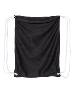Liberty Bags Mesh Drawstring Backpack. 8895 - Black