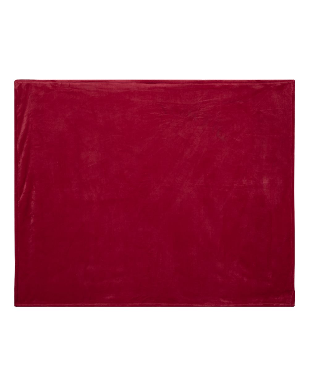 Alpine Fleece Mink Touch Luxury Blanket. 8721 - Red