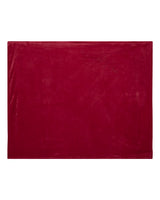 Alpine Fleece Mink Touch Luxury Blanket. 8721 - Red