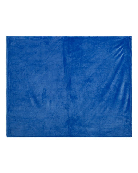 Alpine Fleece Mink Touch Luxury Blanket. 8721 - Royal