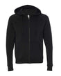 Independent Trading Co. Unisex Special Blend Raglan Full-Zip Hooded Sweatshirt. PRM33SBZ - Black